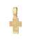 Крест "Спас Нерукотворный" из желтого золота