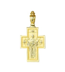 Крест 03210 из желтого золота