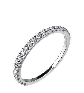 Кольцо из белого золота с бриллиантами 01292
